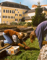 Gärtner bei der Arbeit